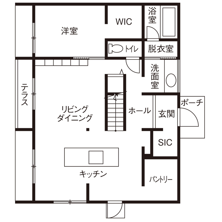 1階間取り図
